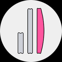 Bases for adhesive files