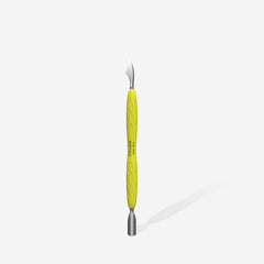 Manicure pusher Gummy with silicone handle UNIQ 10 TYPE 3 (rounded narrow pusher and cleaner)