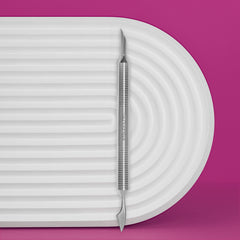 Empurrador de manicura oco EXPERT 100 TYPE 1 (empurrador e limpador inclinado)