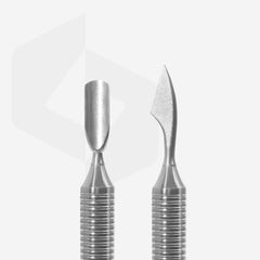 Hollow manicure pusher EXPERT 100 TYPE 3 (rounded narrow pusher and cleaner)