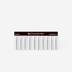 Dimanta naglu urbis ar noapaļotu pumpuru sarkans EXPERT galvas diametrs 1,6 mm / darba daļa 3,4 mm