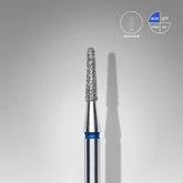 Diamond nail drill bit frustum blue EXPERT head diameter 1,8 mm / working part 8 mm