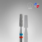 Diamond nail drill bit DUO cone red-blue EXPERT head diameter 2,5 mm / working part 8 mm