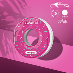 Disposable white abrasive tape EXPERT for the plastic case