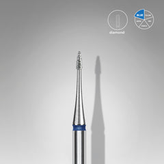 Deimantinis vinių grąžtas flame mini blue EXPERT galvutės skersmuo 1 mm / darbinė dalis 3 mm