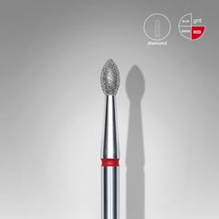 Dimanta naglu urbis ar smailu pumpuru sarkans EXPERT galvas diametrs 2,5 mm / darba daļa 4,5 mm