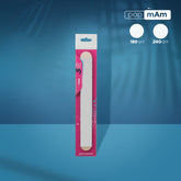 Nail file papmAm Mix on a wooden base 180/240 (3 pcs)