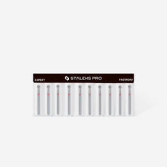 Dimanta naglu urbis ar bumbiņu sarkans EXPERT galvas diametrs 4 mm