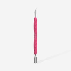 Manicure pusher Gummy with silicone handle UNIQ 10 TYPE 2 (rounded narrow and beveled pusher)