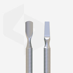 Empurrador de manicura BEAUTY & CARE 30 TYPE 2 (empurrador estreito arredondado e lâmina reta)