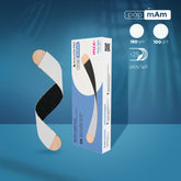 Disposable double-sided files papmAm Mix EXPERT 22 on a wooden base (25 pcs)