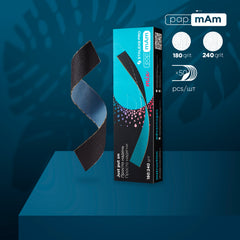 Vienkartiniai dvipusiai pjūkleliai papmAm Mix, 180/240 grūdėtumo (50 vnt.)