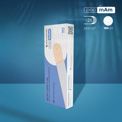 Disposable white files papmAm on a wooden base EXPERT 22 (25 pcs)