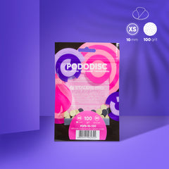 Ühekordsed viilud pehmel vahukihil pediküürikettale PODODISC XS EXPERT 320 tera (50 tk)