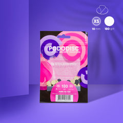 Ühekordsed viilud pehmel vahukihil pediküürikettale PODODISC XS EXPERT 320 tera (50 tk)