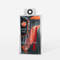 Antakių pincetas violetinės spalvos EXPERT 11 TYPAS 3v (platus nuožulnus)