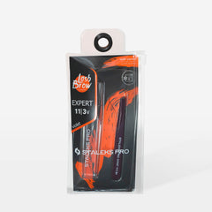 Antakių pincetas violetinės spalvos EXPERT 11 TYPAS 3v (platus nuožulnus)