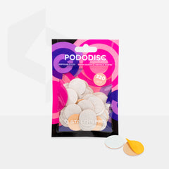 White refill pads for pedicure disc PODODISC STALEKS PRO M (50 pc)