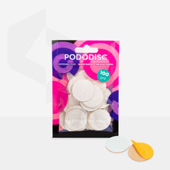 White refill pads for pedicure disc PODODISC STALEKS PRO L (50 pc)