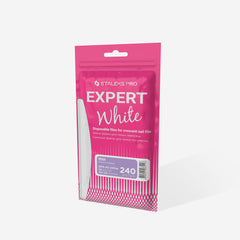 Λευκές λίμες μίας χρήσης για λίμα νυχιών EXPERT 42 240 grit (50 τμχ)