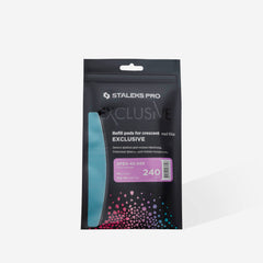 Vienkartinės pilaitės pusmėnuliui EXCLUSIVE 42 240 grūdėtumo (50 vnt.)