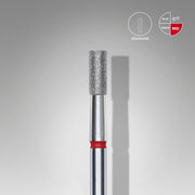 STALEKS EXPERT Elmas freze "silindir" kırmızı, çap 2,5 mm, çalışma kısmı 6 mm