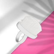 STALEKS EXPERT 03 Mini Μανικιούρ βούρτσα-δαχτυλίδι για τον καθαρισμό των νυχιών από σκόνη (10 τεμ.)