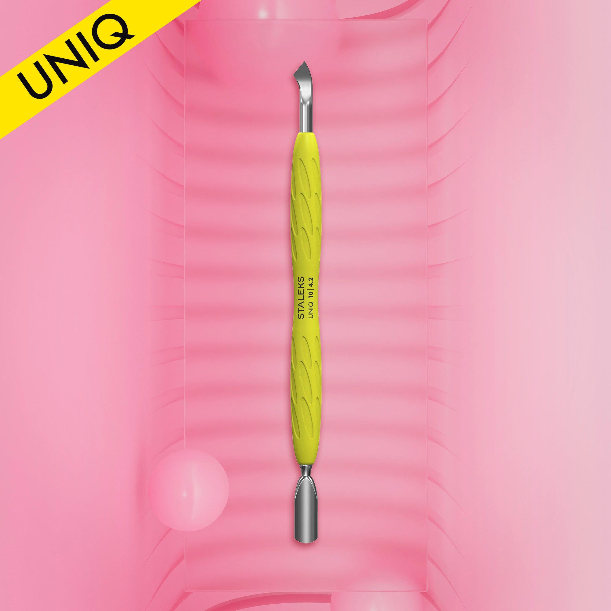 STALEKS UNIQ 10 TYPE 4.2 Gummy Pusher okrągły wąski i łopatka zakrzywiona