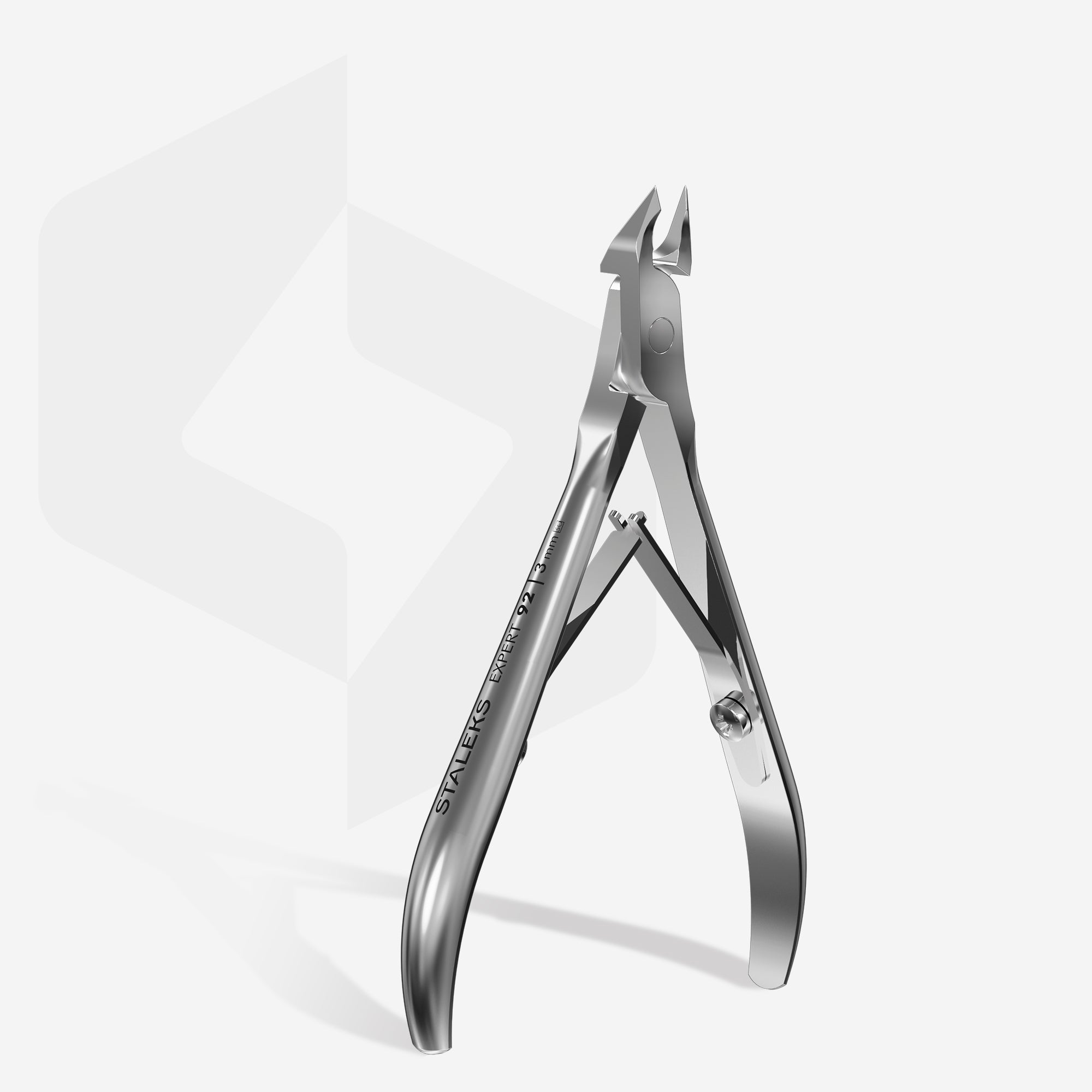 STALEKS EXPERT 92 Professionelle Nagelhautzange, 3 mm