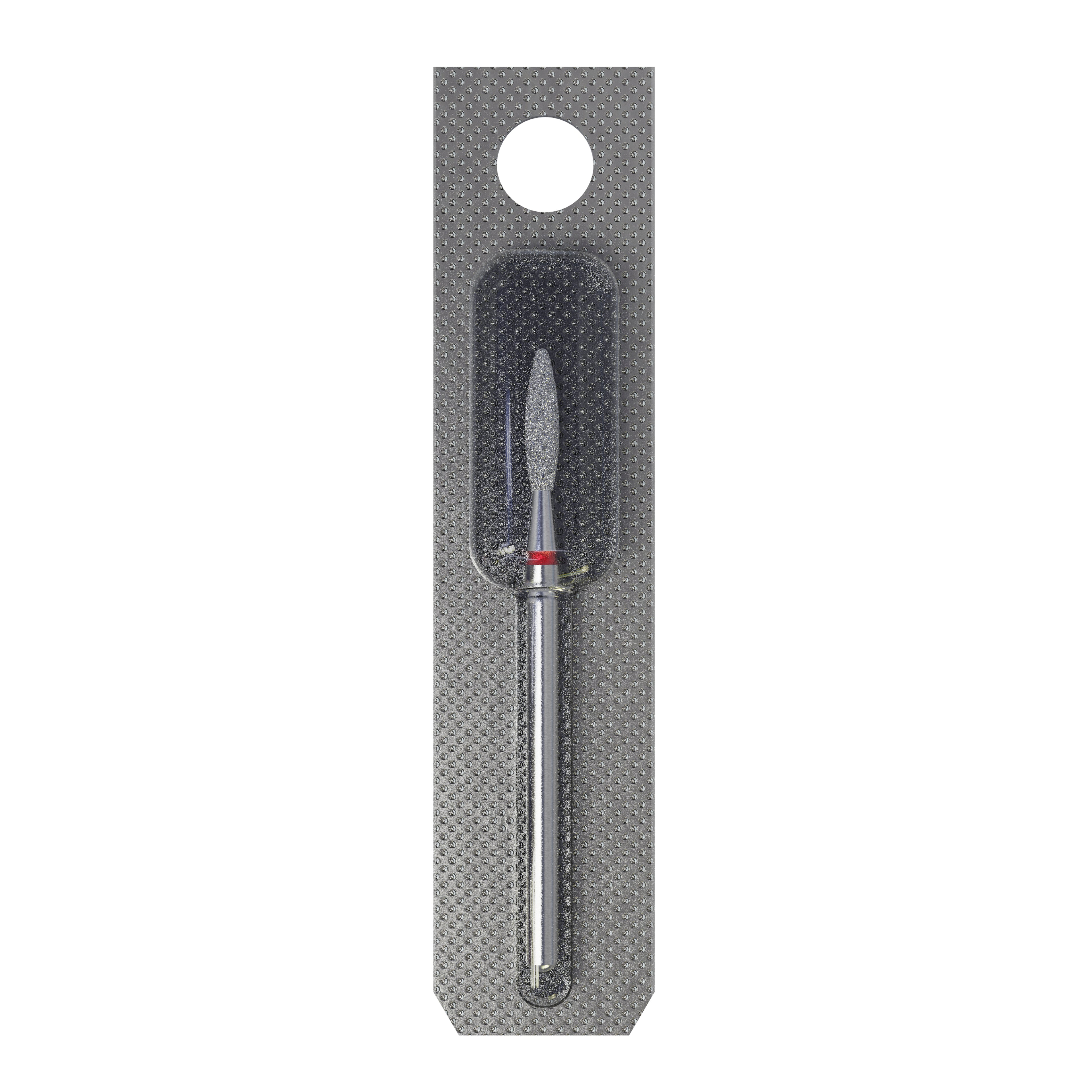 STALEKS EXPERT Fresa diamantada «Llama» roja, diámetro 2,3 mm, parte de trabajo 10 mm