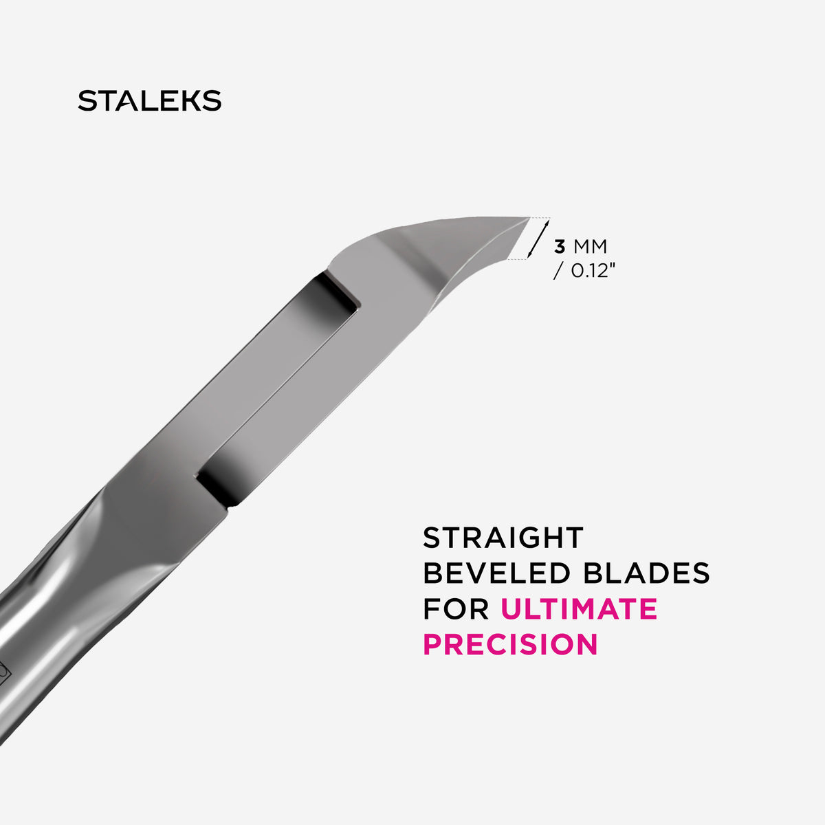 STALEKS EXPERT 92 Mini Profesionální kleštičky na kůži, 3 mm