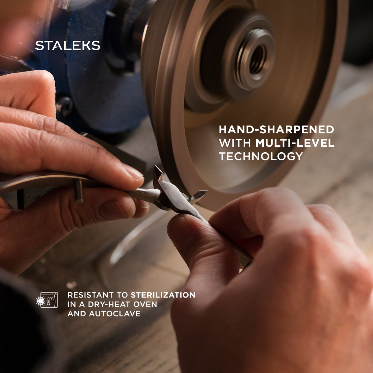 STALEKS EXPERT 92 Mini Profesionální kleštičky na kůži, 3 mm