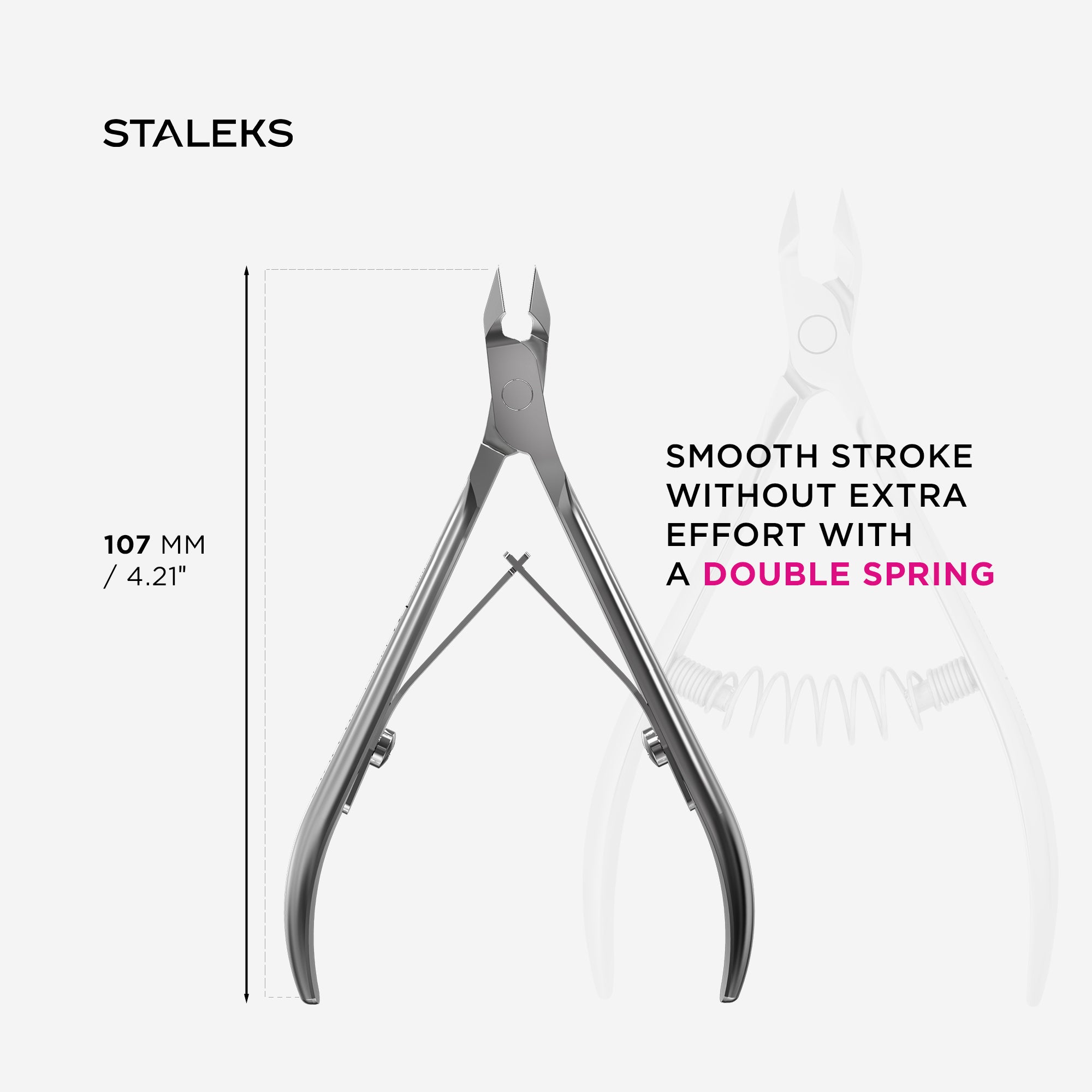 STALEKS EXPERT 92 Mini Professional cuticle nippers, 7 mm