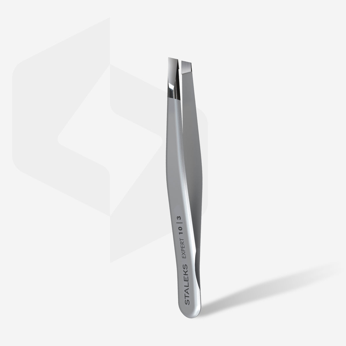 STALEKS EXPERT 10 TYPE 3 Geniş eğimli profesyonel kaş cımbızı