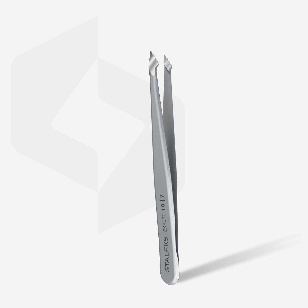 STALEKS EXPERT 10 TYPE 7 Profesyonel eğimli sivri uçlu kaş cımbızı
