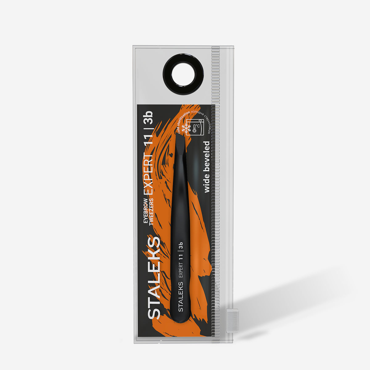STALEKS EXPERT 11 TYPE 3b Pinzas profesionales para cejas anchas biseladas
