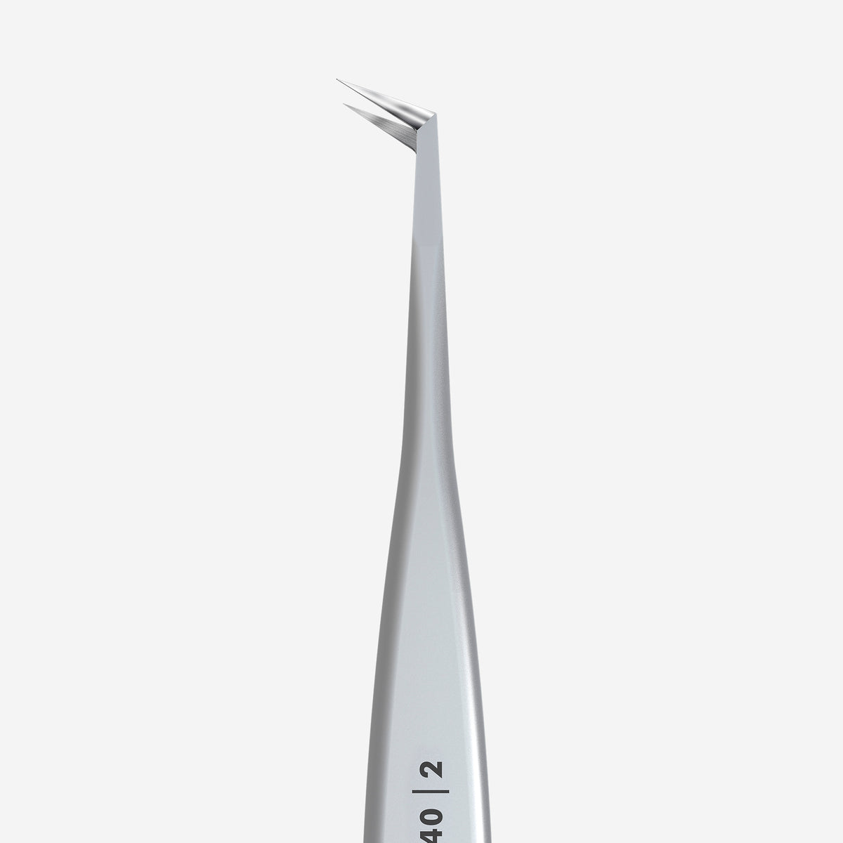STALEKS EXPERT 40 TYPE 2 Profesyonel kirpik uzatma cımbızı, L şeklinde, 70°