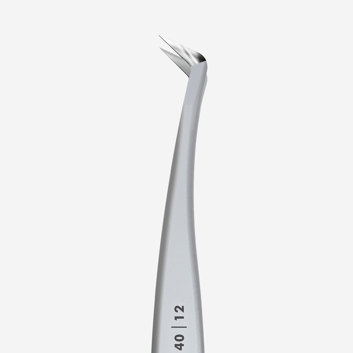 STALEKS EXPERT 40 TYPE 12 Profesyonel kirpik uzatma cımbızı, L şekilli, 65°