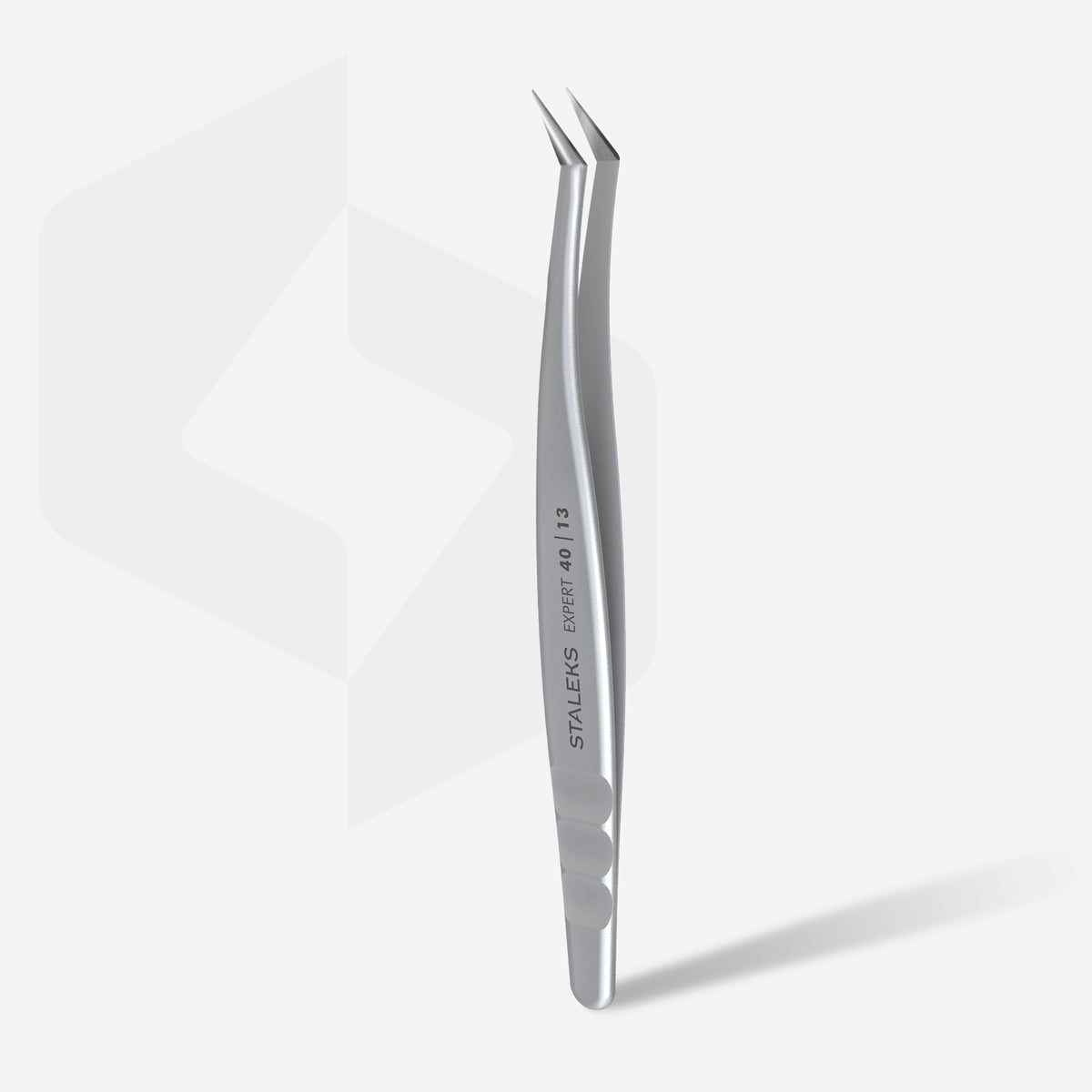 STALEKS EXPERT 40 TYPE 13 Profesjonalna pęseta do przedłużania rzęs, w kształcie litery L, 40°