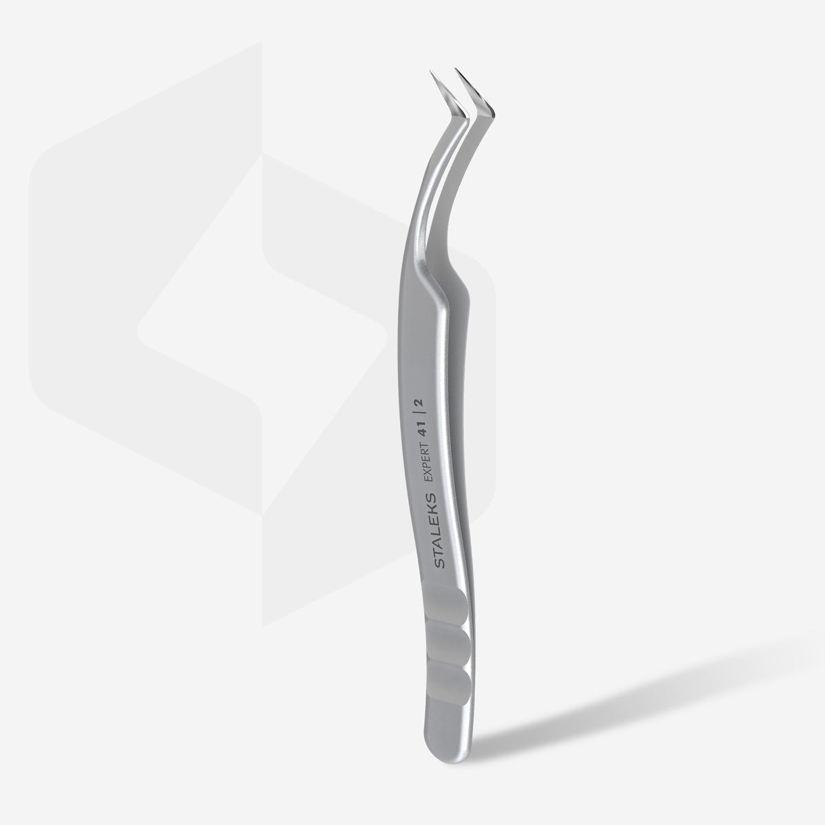 STALEKS EXPERT 41 TYPE 2 Kirpik uzatma için profesyonel L şekilli 40° cımbız