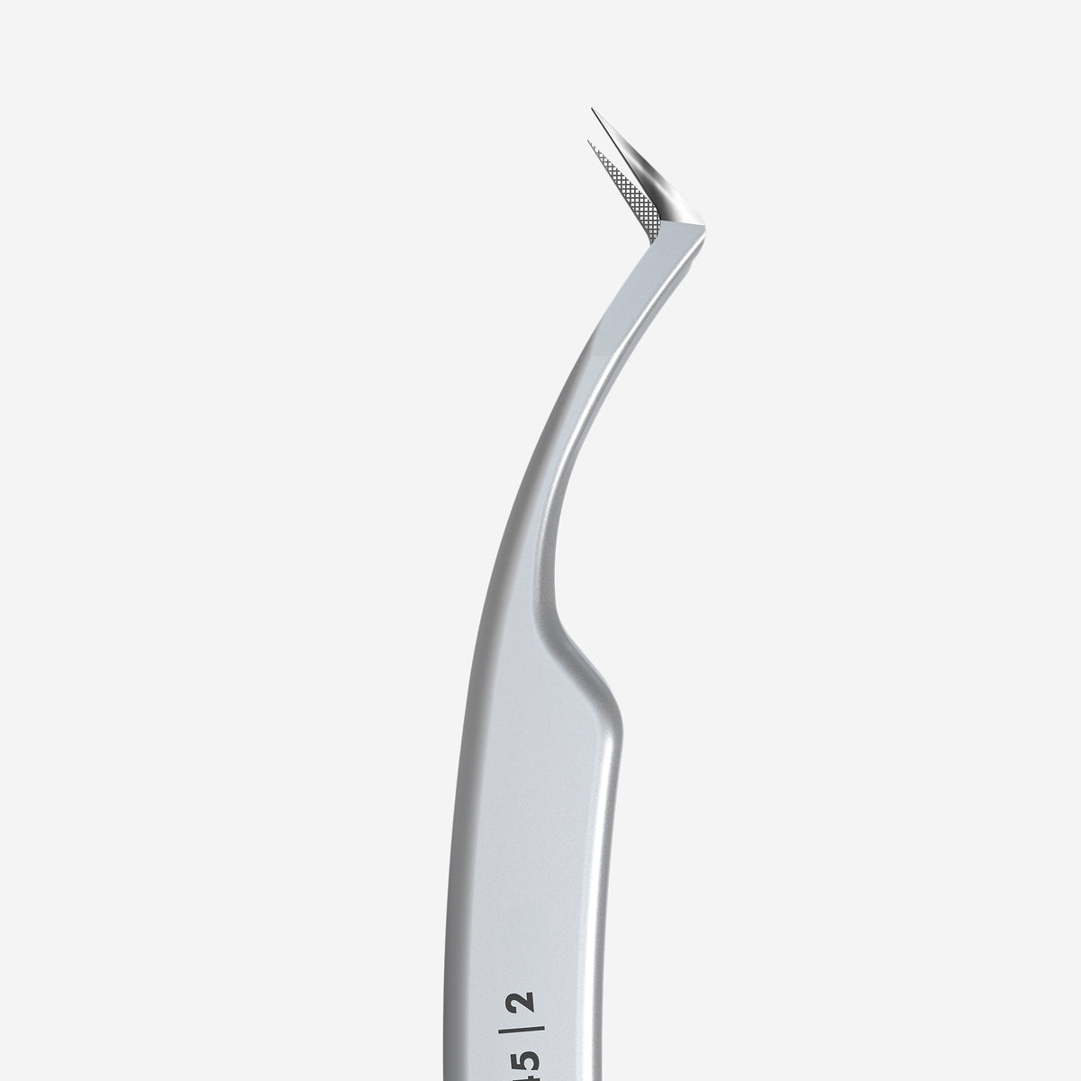 STALEKS EXPERT 45 TYPE 2 Çentikli, L şekilli, 40° profesyonel kirpik uzatma cımbızı