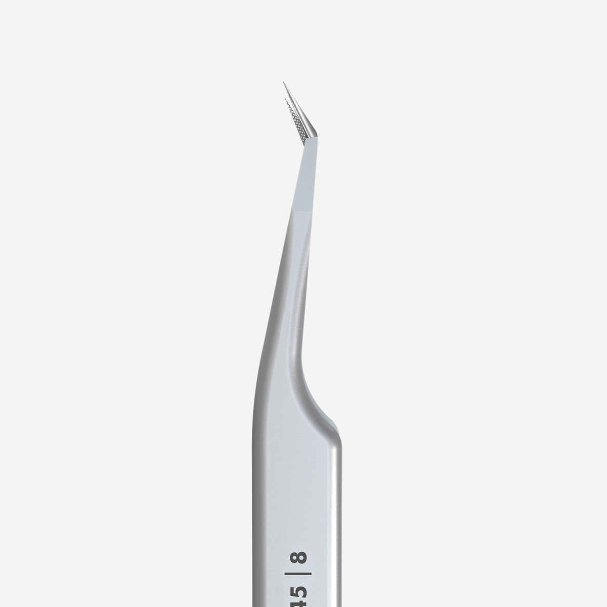 STALEKS EXPERT 45 TYPE 8 Çentikli profesyonel kirpik uzatma cımbızı, mini L