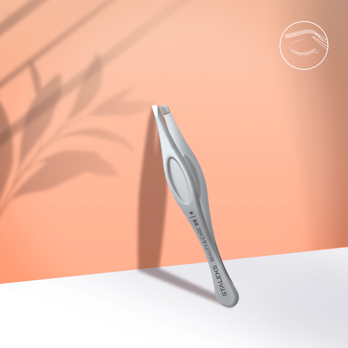 STALEKS BEAUTY & CARE 20 TYPE 4 Dar, eğimli kaş cımbızı