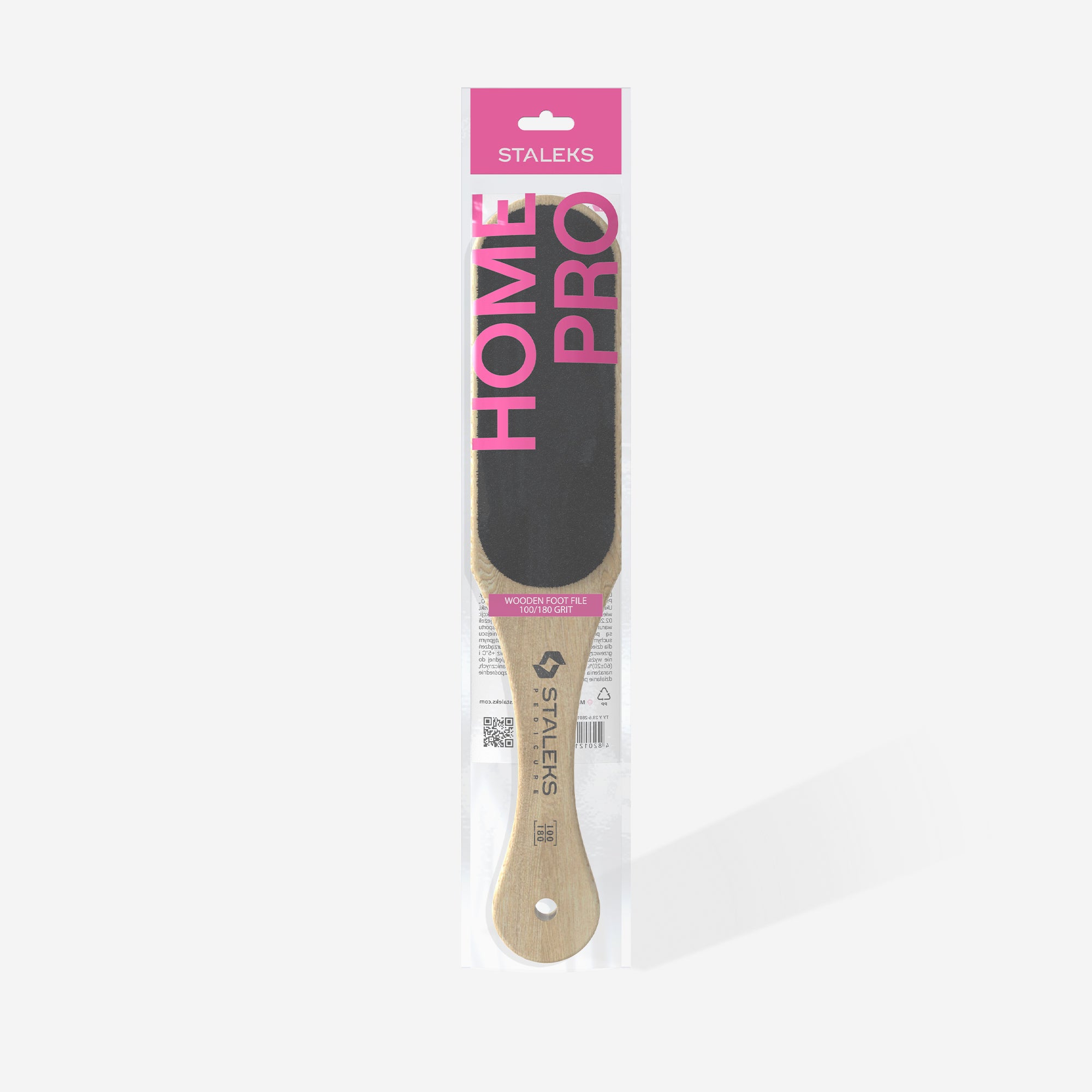 STALEKS Wooden foot file HOME PRO 100/180 grit