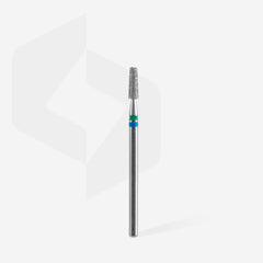 Diamond nail drill bit DUO cone blue-green EXPERT head diameter 2,5 mm / working part 8 mm