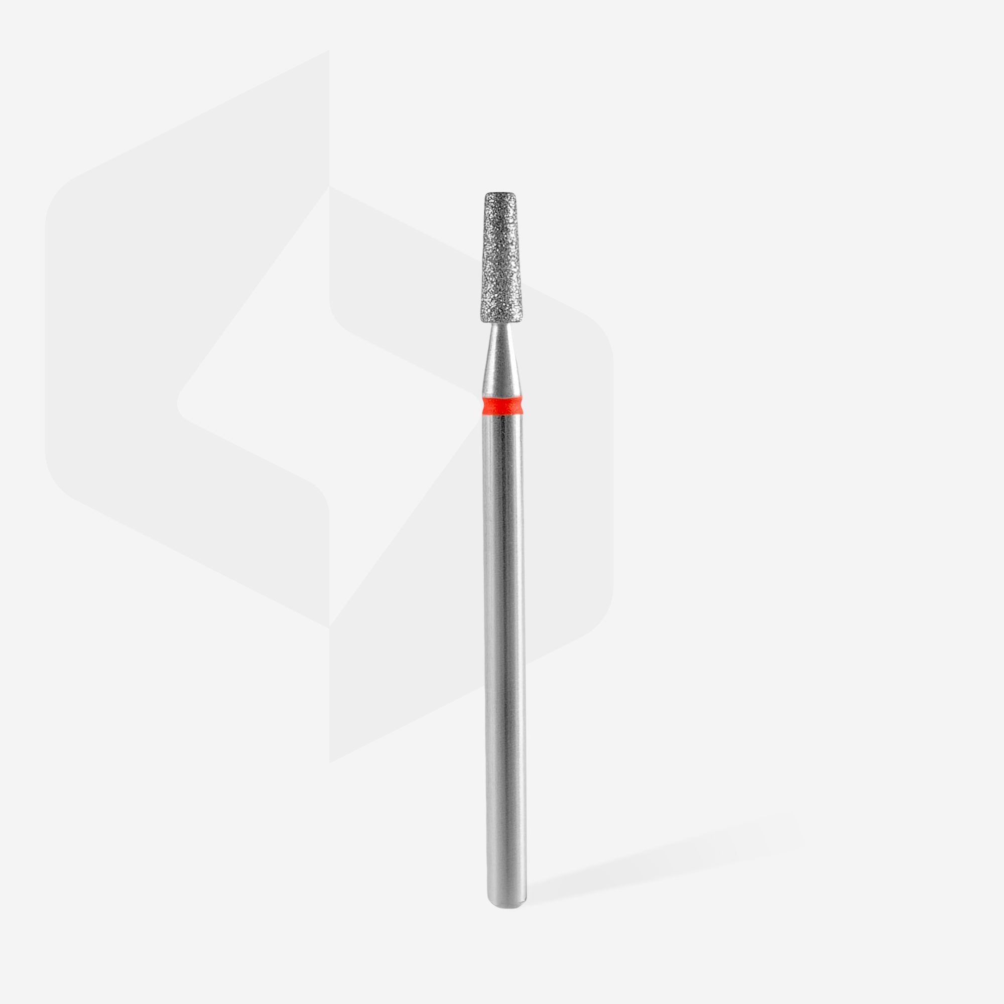 STALEKS EXPERT Freza diamantată «con trunchiat» roșie, diametru 2,5 mm, partea activă 8 mm