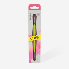 Manikīra stūmējs Gumijveida ar silikona rokturi UNIQ 11 TYPE 2 (slīpēts un ar cilpiņu)