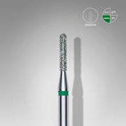 STALEKS EXPERT Elmas freze, yuvarlak silindir, yeşil, çap 1,4 mm, çalışma kısmı 8 mm