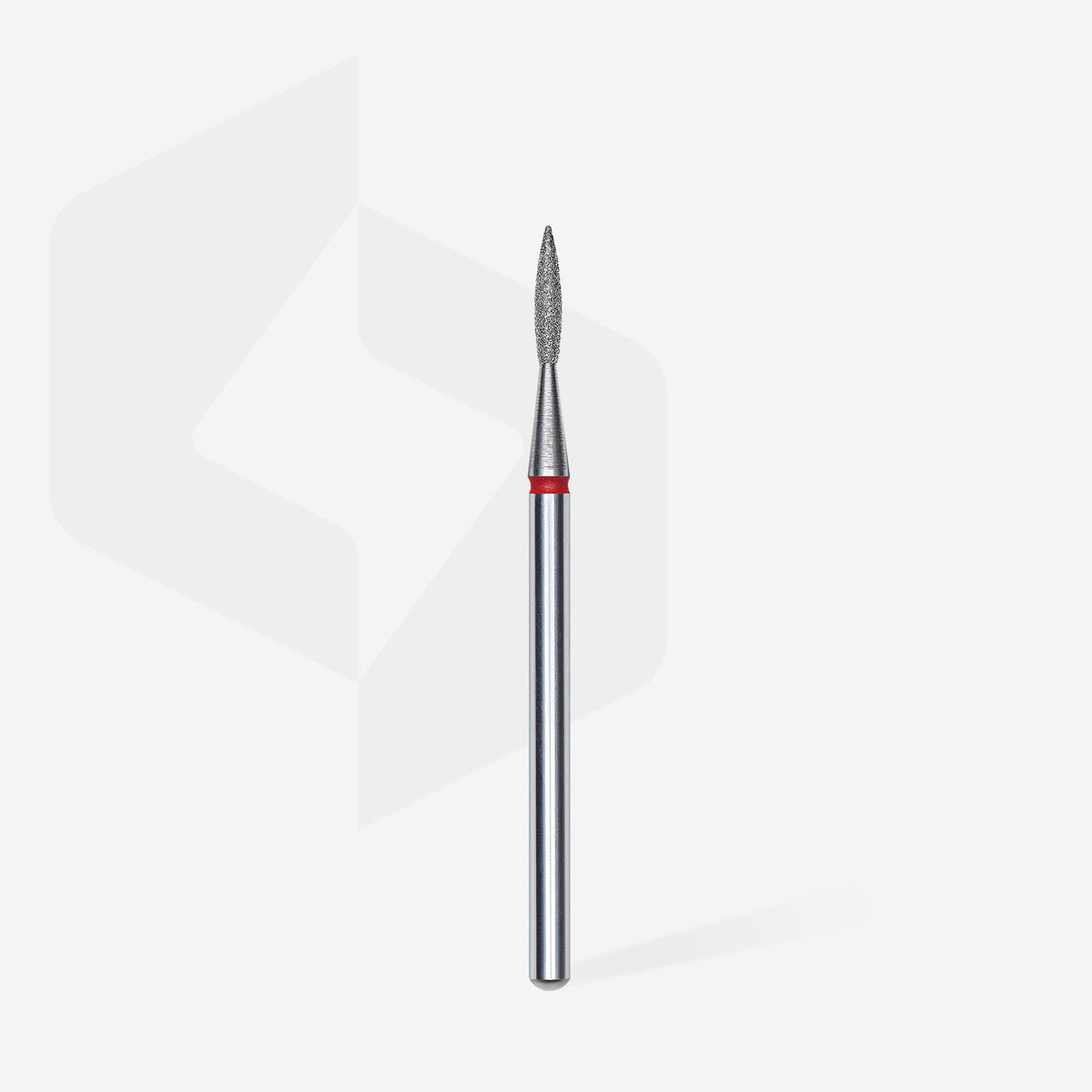 STALEKS EXPERT Fraise diamantée « Flamme pointue » rouge, diamètre 1,6 mm, partie active 8 mm
