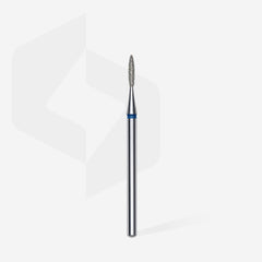 Diamond nail drill bit flame blue EXPERT head diameter 1,6 mm / working part 8 mm